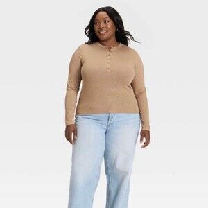 Universal Thread Brown Long Sleeve 7 Af 6